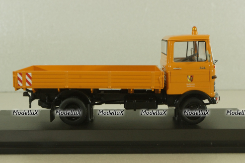 Mercedes LP 608 truck, orange, 03526, Schuco 1:43