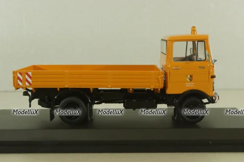 Mercedes LP 608 truck, orange, 03526, Schuco 1:43