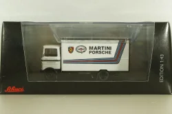 Mercedes LP 608 truck Martini-Porsche racing, white, 03520, Schuco 1:43