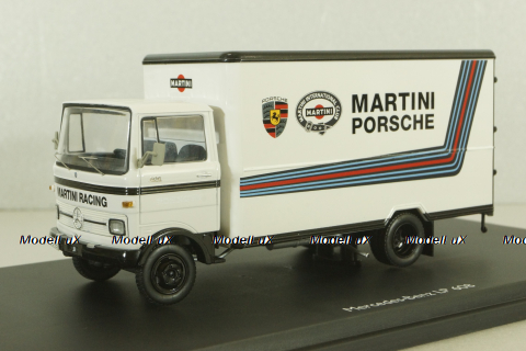 Mercedes LP 608 truck Martini-Porsche racing, white, 03520, Schuco 1:43