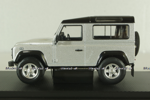 Land Rover Defender 90 2014, silver, 410207, Almost Real 1:43