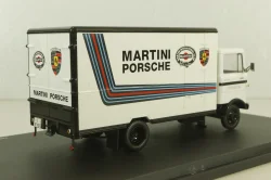 Mercedes LP 608 truck Martini-Porsche racing, white, 03520, Schuco 1:43