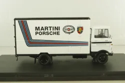Mercedes LP 608 truck Martini-Porsche racing, white, 03520, Schuco 1:43