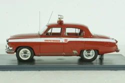 Газ-21Л Волга, управление пожарной охраны (УПО) 1970, красный, 49511, NEO 1:43