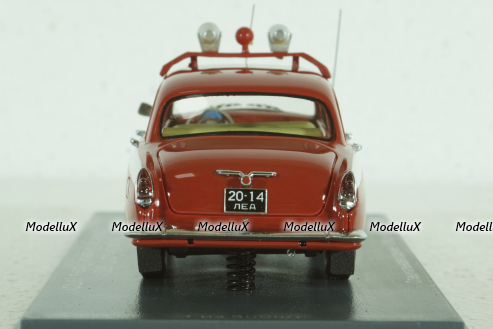 Газ-21Л Волга, управление пожарной охраны (УПО) 1970, красный, 49511, NEO 1:43