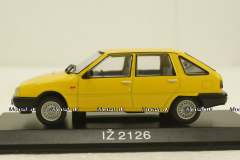 Иж-2126 желтый 1990г Legendarni Automobily Minule Ery №128 1:43
