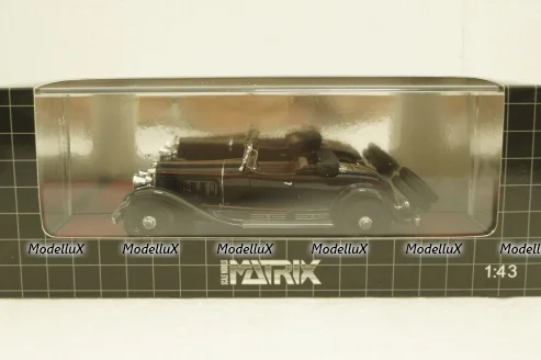 Cadillac V-16 452 Roadster Fleetwood (open) blue, 1930, MX20301-451, Matrix 1:43