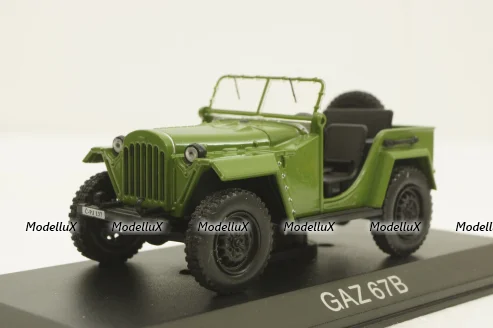 Газ-67Б зеленый Legendarni Automobily Minule Ery №112