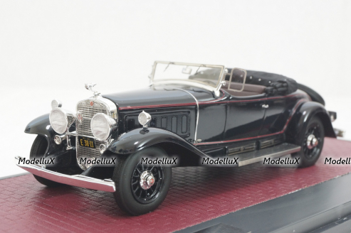 Cadillac V-16 452 Roadster Fleetwood (open) blue, 1930, MX20301-451, Matrix 1:43