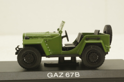 Газ-67Б зеленый Legendarni Automobily Minule Ery №112