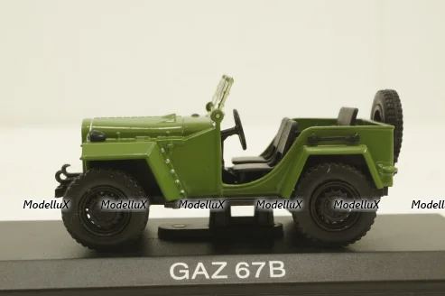 Газ-67Б зеленый Legendarni Automobily Minule Ery №112