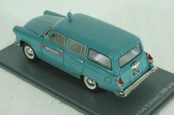 Газ-22М Волга, милиция 1964, бирюзовый, NEO 1:43