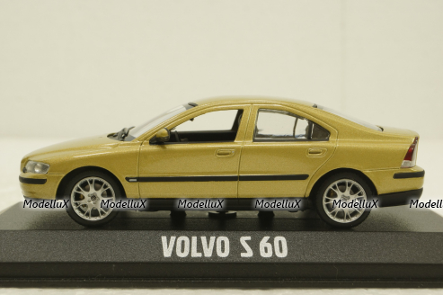Volvo S60, 2002, gold, 433171263, Minichamps 1:43 