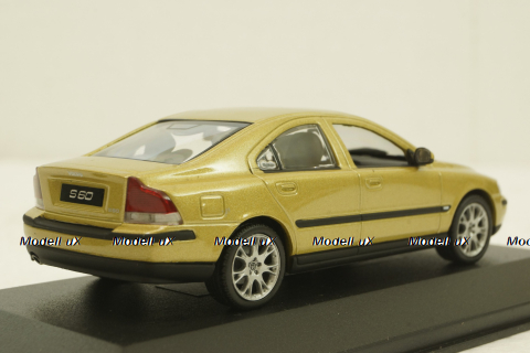 Volvo S60, 2002, gold, 433171263, Minichamps 1:43 
