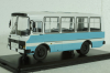Паз-3205 автобус 1989, голубо-белый, SSM4002, SSM 1:43