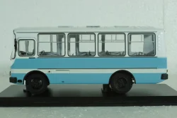 Паз-3205 автобус 1989, голубо-белый, SSM4002, SSM 1:43