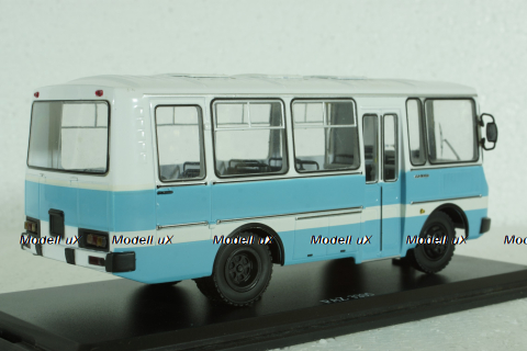 Паз-3205 автобус 1989, голубо-белый, SSM4002, SSM 1:43