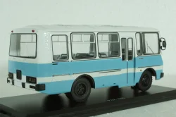Паз-3205 автобус 1989, голубо-белый, SSM4002, SSM 1:43