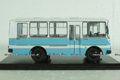 Паз-3205 автобус 1989, голубо-белый, SSM4002, SSM 1:43