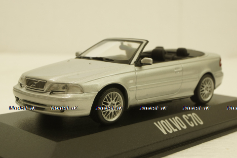 Volvo C70 cabriolet, 1990, silver, Minichamps 1:43