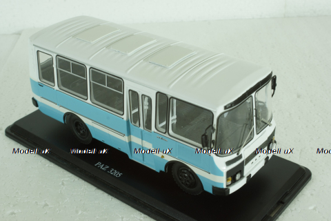 Паз-3205 автобус 1989, голубо-белый, SSM4002, SSM 1:43