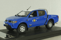 Mitsubishi L200 Macau Police Department 2007, blue, 29344, Vitesse 1:43