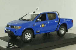 Mitsubishi L200 Macau Police Department 2007, blue, 29344, Vitesse 1:43