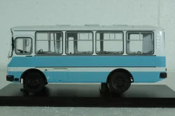 Паз-3205 автобус 1989, голубо-белый, SSM4002, SSM 1:43 Уценка!