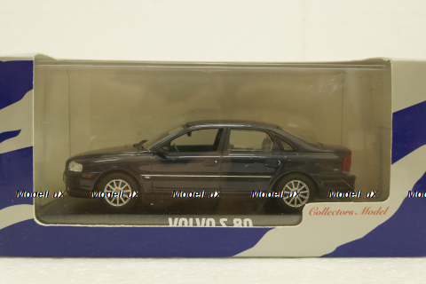 Volvo S80, blue metallic, 433171904, Minichamps 1:43