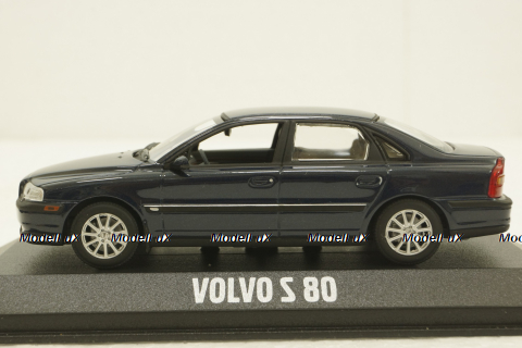 Volvo S80, blue metallic, 433171904, Minichamps 1:43