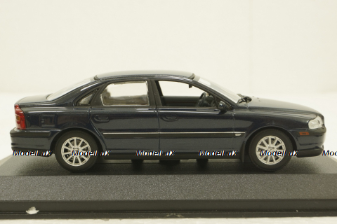 Volvo S80, blue metallic, 433171904, Minichamps 1:43