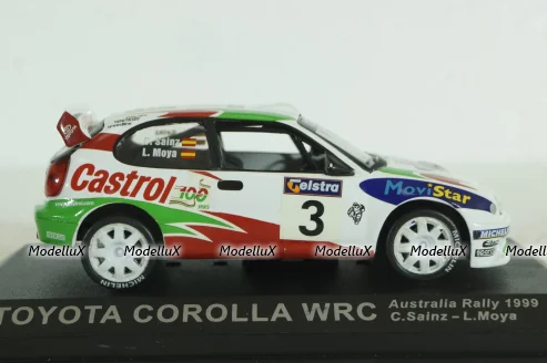 Toyota Corolla WRC, Australia Rally 1999, C.Sainz - L.Moya, Altaya 1:43