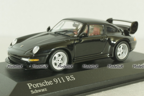 Porsche 911 RS (993) 1995, black, 430065104, Minichamps 1:43