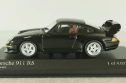 Porsche 911 RS (993) 1995, black, 430065104, Minichamps 1:43