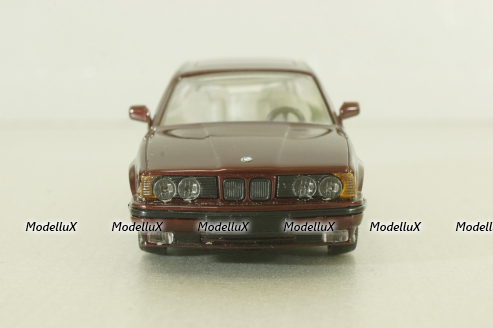 BMW 525i Touring (E34) 1987, dark red, 82229417855, Gama 1:43