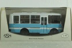 Паз-3205 автобус 1989, голубо-белый, SSM4002, SSM 1:43 Уценка!
