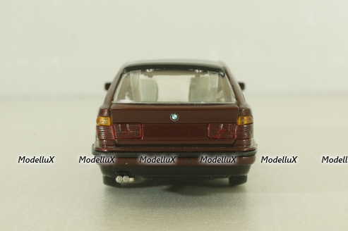 BMW 525i Touring (E34) 1987, dark red, 82229417855, Gama 1:43