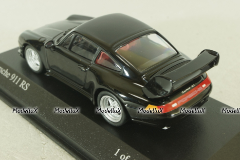 Porsche 911 RS (993) 1995, black, 430065104, Minichamps 1:43