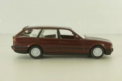 BMW 525i Touring (E34) 1987, dark red, 82229417855, Gama 1:43