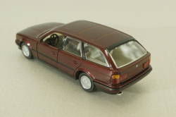 BMW 525i Touring (E34) 1987, dark red, 82229417855, Gama 1:43