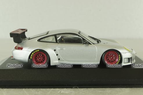 Porsche 911 GT3 RS (996) 2004, silver, Minichamps 1:43