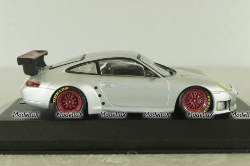 Porsche 911 GT3 RS (996) 2004, silver, Minichamps 1:43
