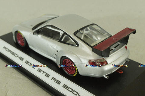Porsche 911 GT3 RS (996) 2004, silver, Minichamps 1:43