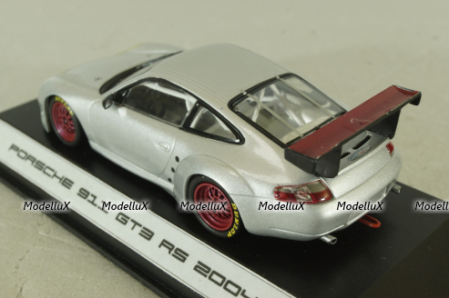 Porsche 911 GT3 RS (996) 2004, silver, Minichamps 1:43
