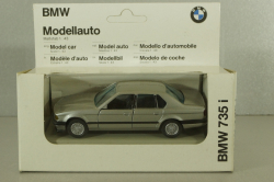 BMW 735i (E32) 1986, silver, 82229417153, Gama 1:43