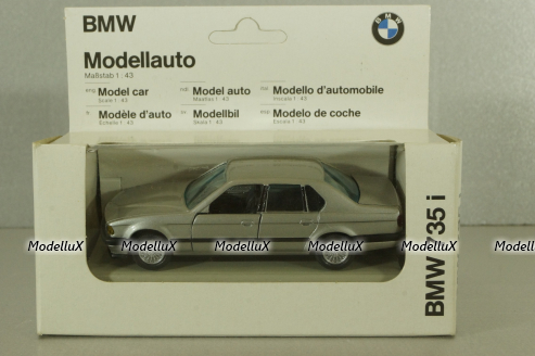 BMW 735i (E32) 1986, silver, 82229417153, Gama 1:43