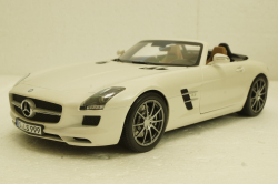 Mercedes SLS AMG Roadster R197 2009, white, 183491, Norev 1:18
