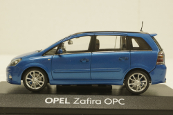 Opel Zafira OPC, blue, Minichamps 1:43