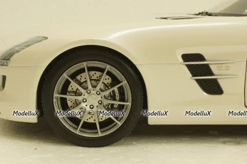 Mercedes SLS AMG Roadster R197 2009, white, 183491, Norev 1:18