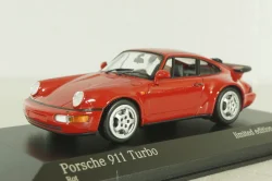 Porsche 911 (964) Turbo 1990, red, 943069106, Maxichamps 1:43